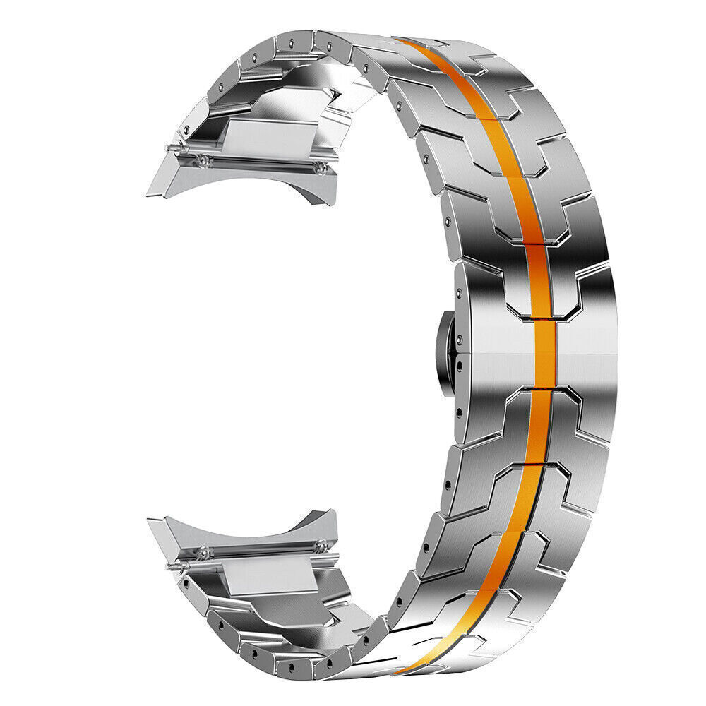 For Samsung Galaxy Watch 6 4 5 Pro 43mm 47mm Classic Stianless Steel Band Strap