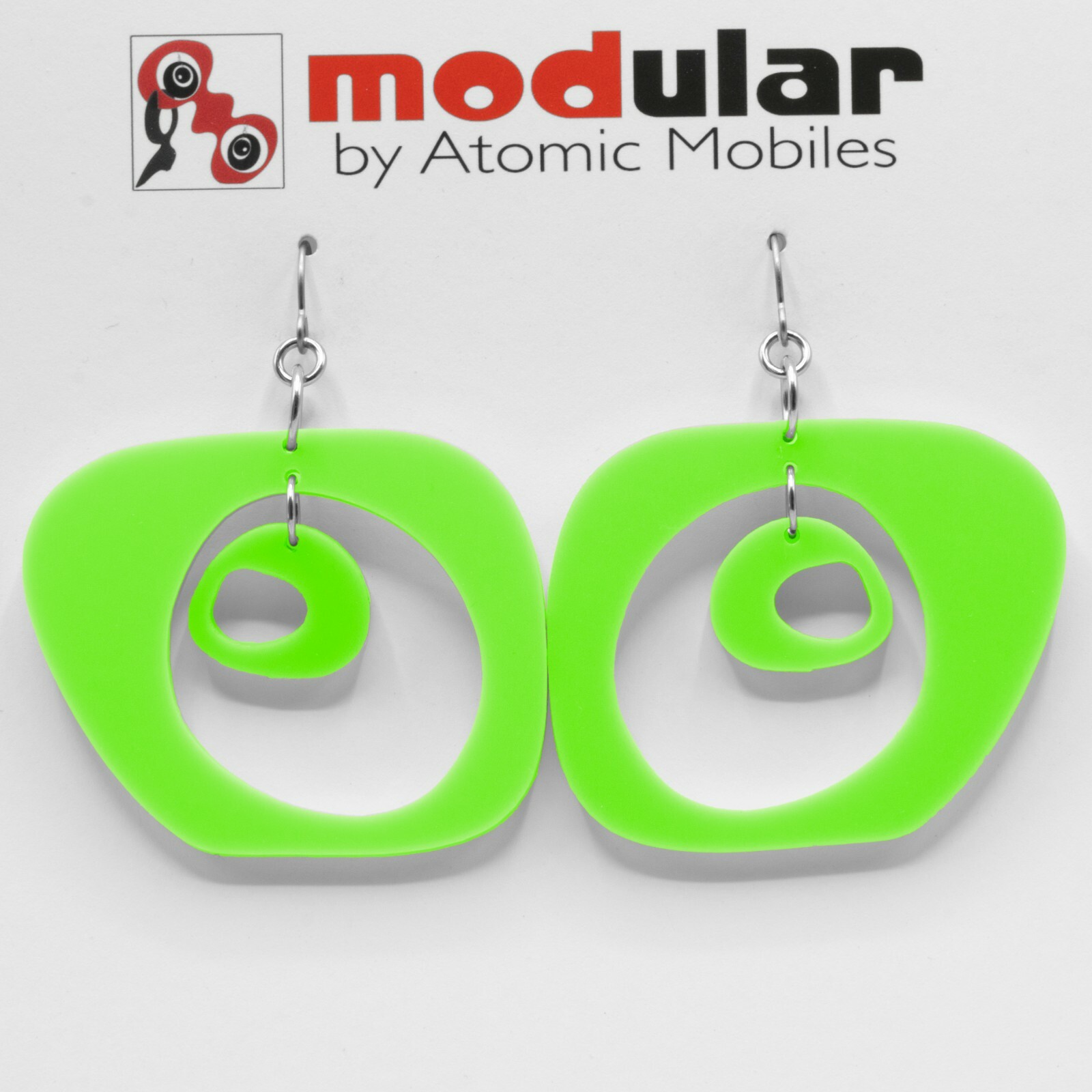 PARIS Statement Earrings – MOD Retro Mid Century Modern Style Gift For Her