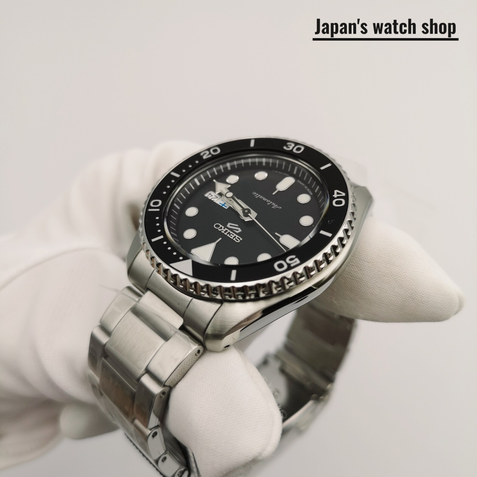 SEIKO 5 SPORTS SBSA005 Black Mechanical Automatic Men’s Watch New in Box