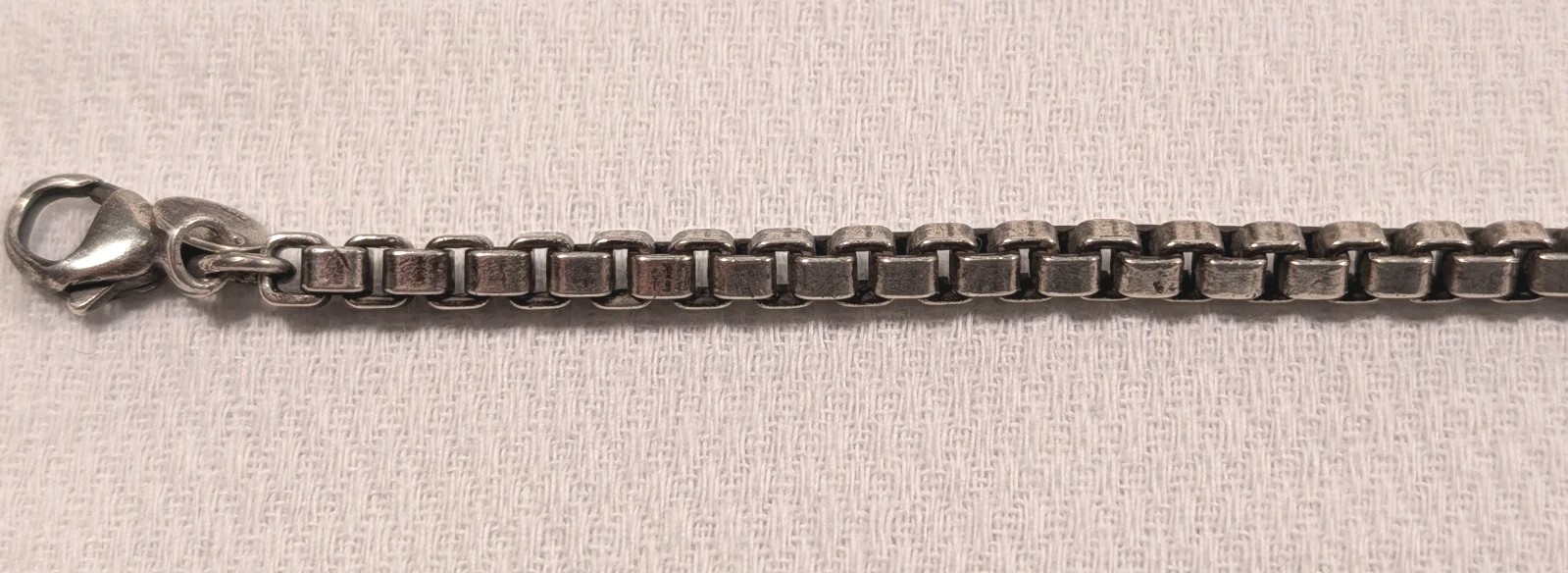 Vtg Tiffany & Co. Venetian Link Bracelet 7.75″ 925 Sterling Box Chain