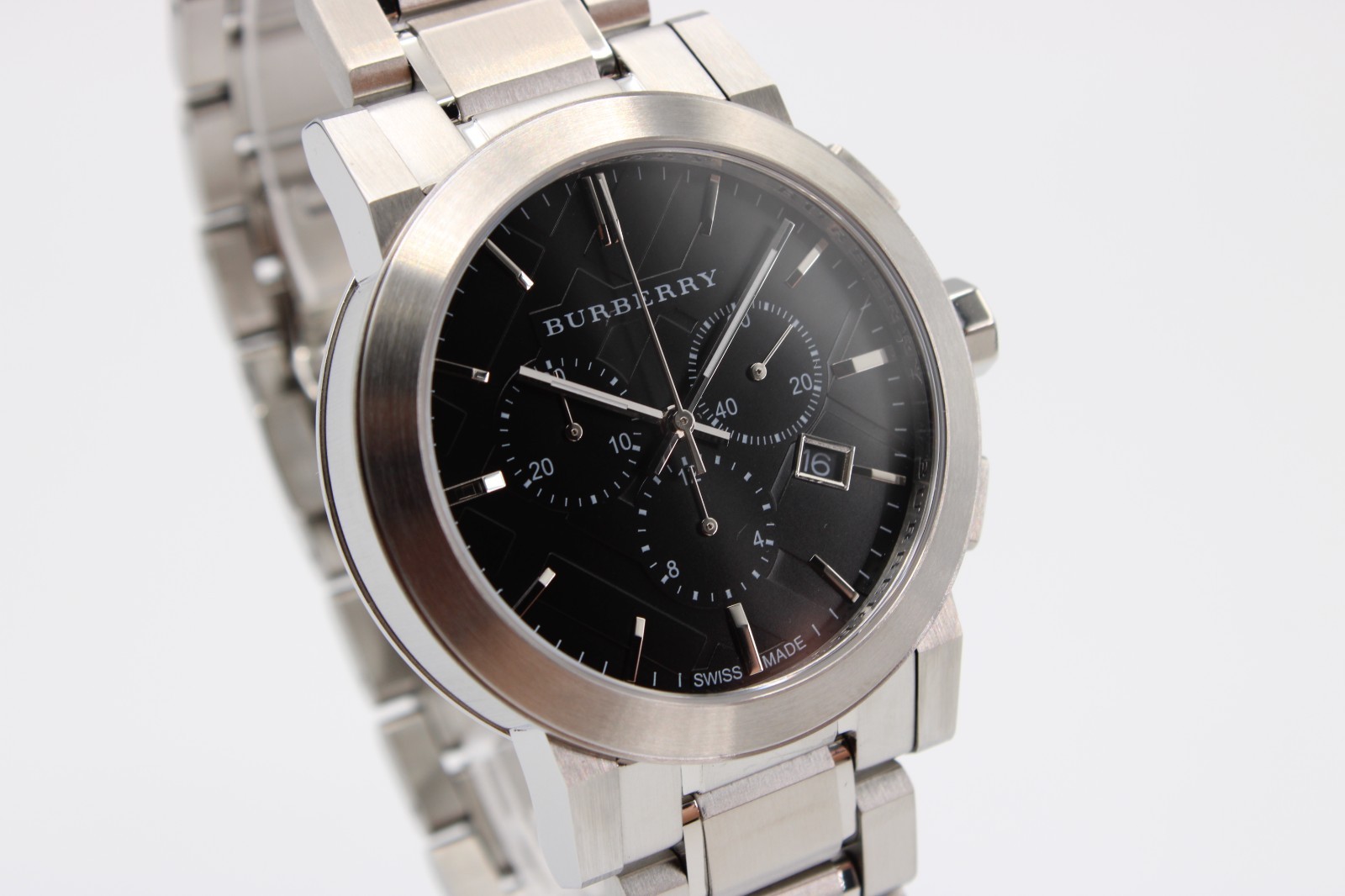 BURBERRY The City BU9351 Stainless Steel Black Dial Men’s Watch 42mm