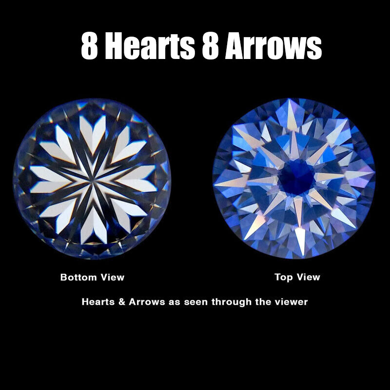 1.0Carat 0.7~3.0 SMALL SIZE MOISSANITE D Color Diamond Test Positive For Jewelry