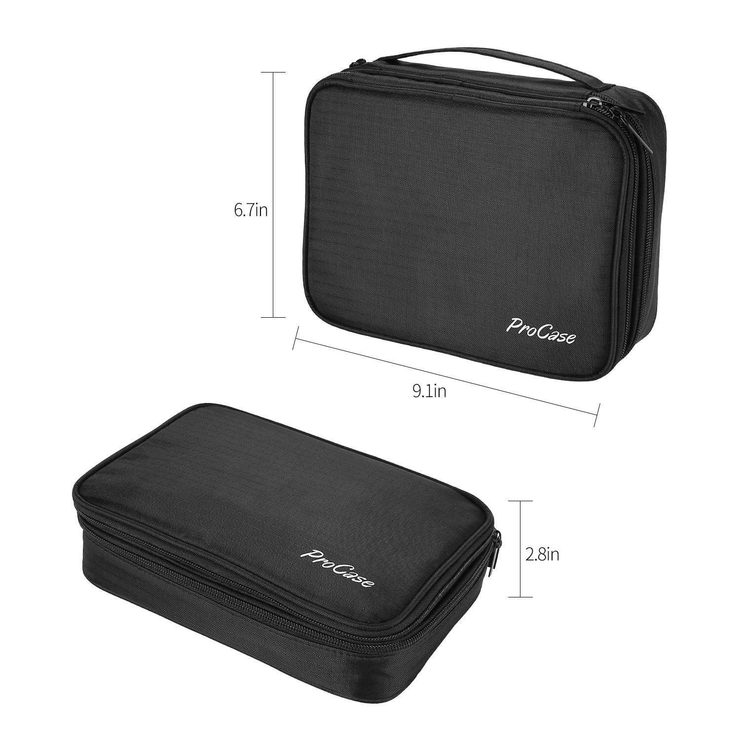 Travel Jewelry Case Organizer Bag, Soft Padded Jewelry Carrying Pouch Portable S