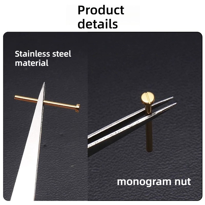 Strap Screw Rod Notch Strap Connection Rod Stainless Steel Watch Strap Rod