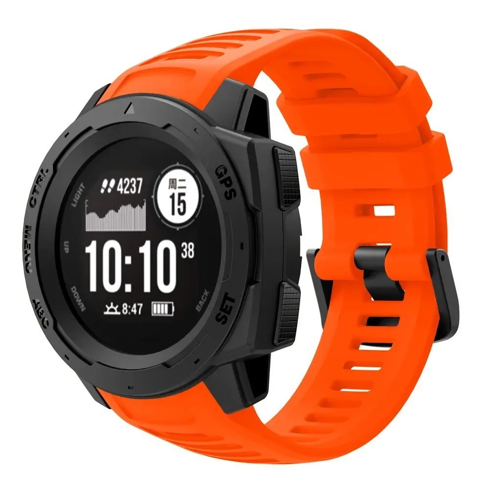 Silicone Rubber Watch Strap Band With Tool for Garmin instinct