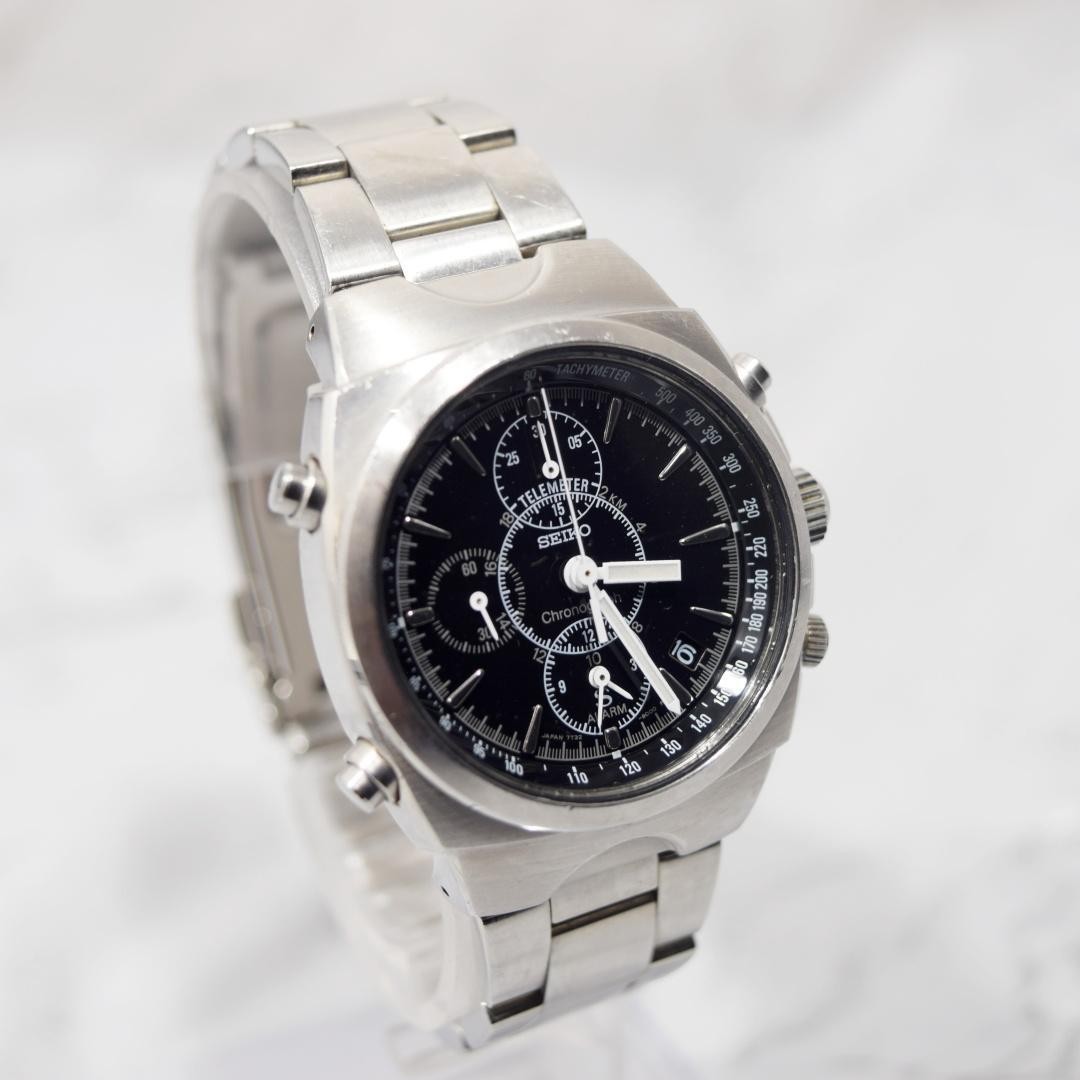 Seiko SUS Telemetry Chronograph 1999 New Glass