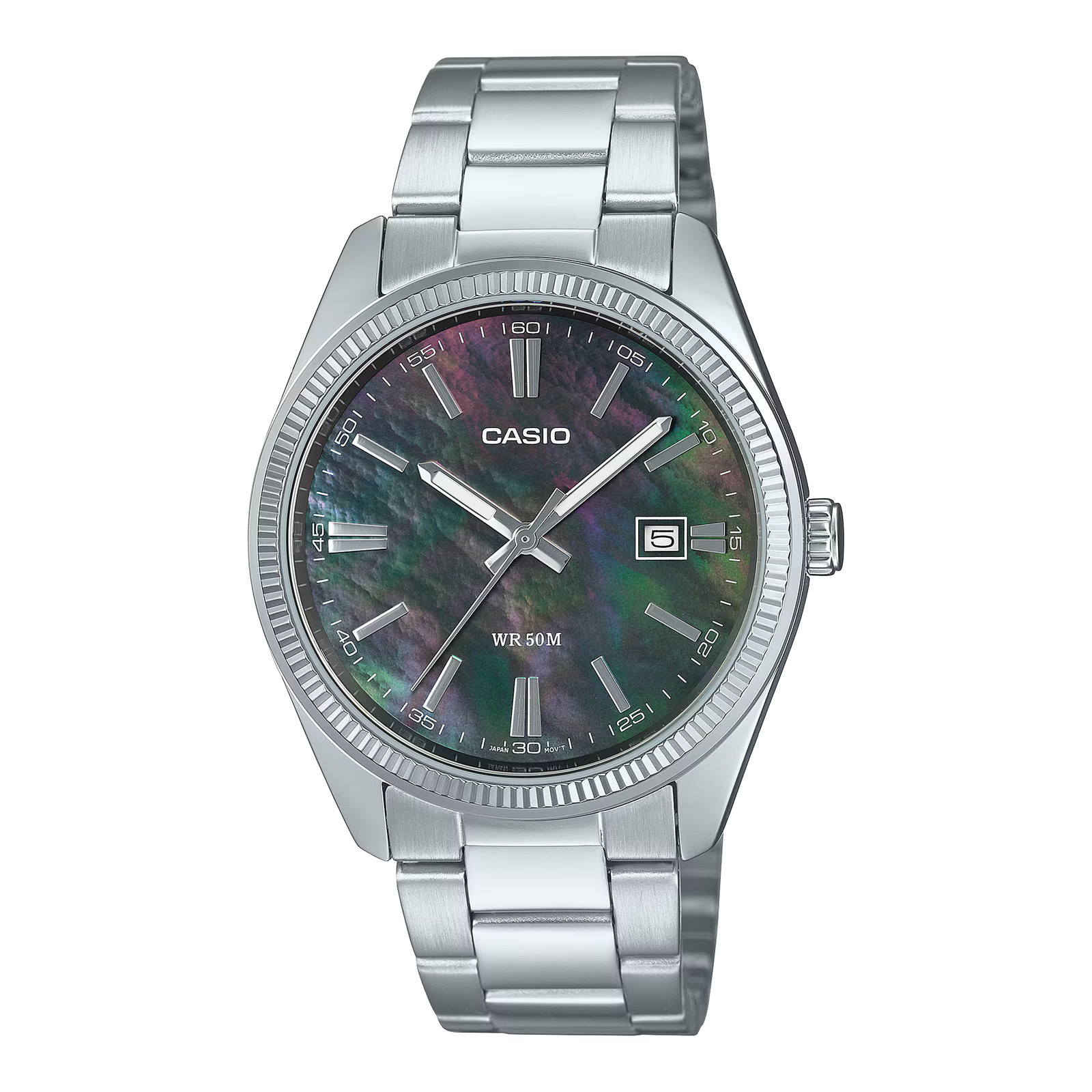 CASIO MTP-1302DS-1AV MTP1302 MOP 38.5MM QUARTZ ANALOG WATCH