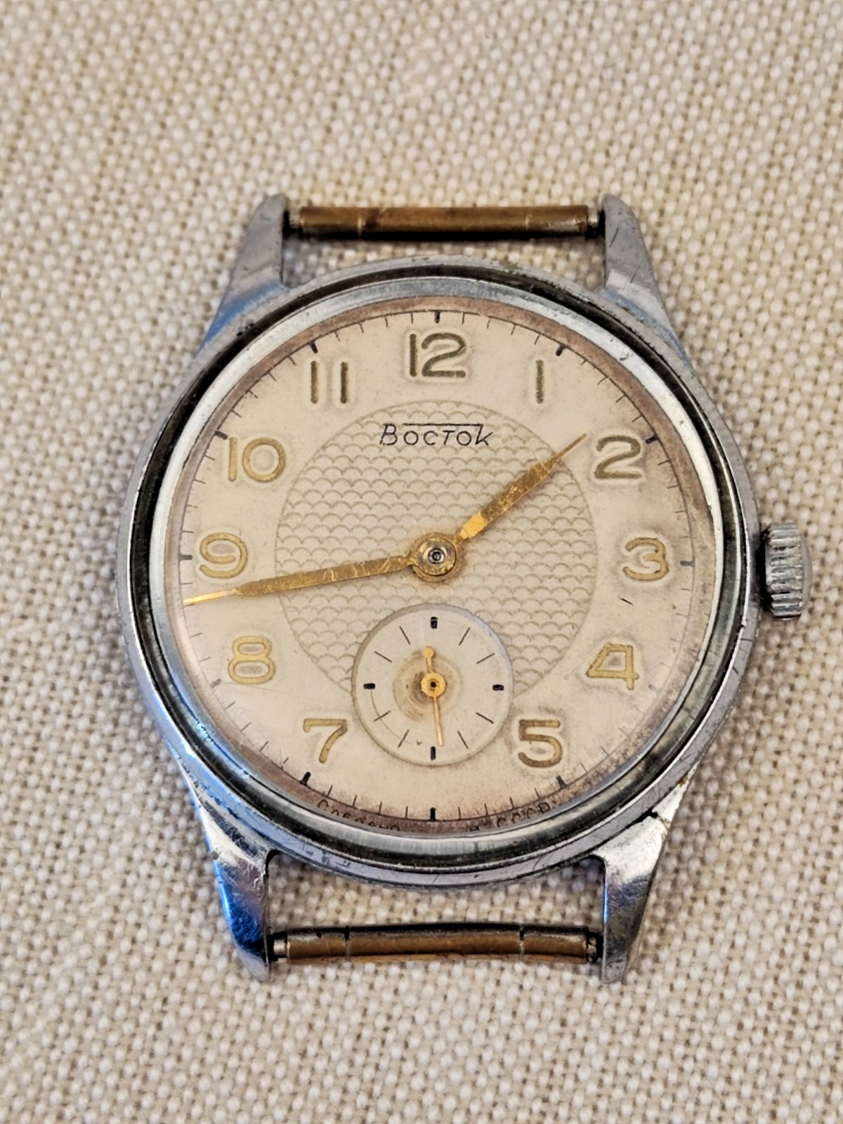 1958 vintage men’s mechanical wristwatch “Vostok-Kama” 2602
