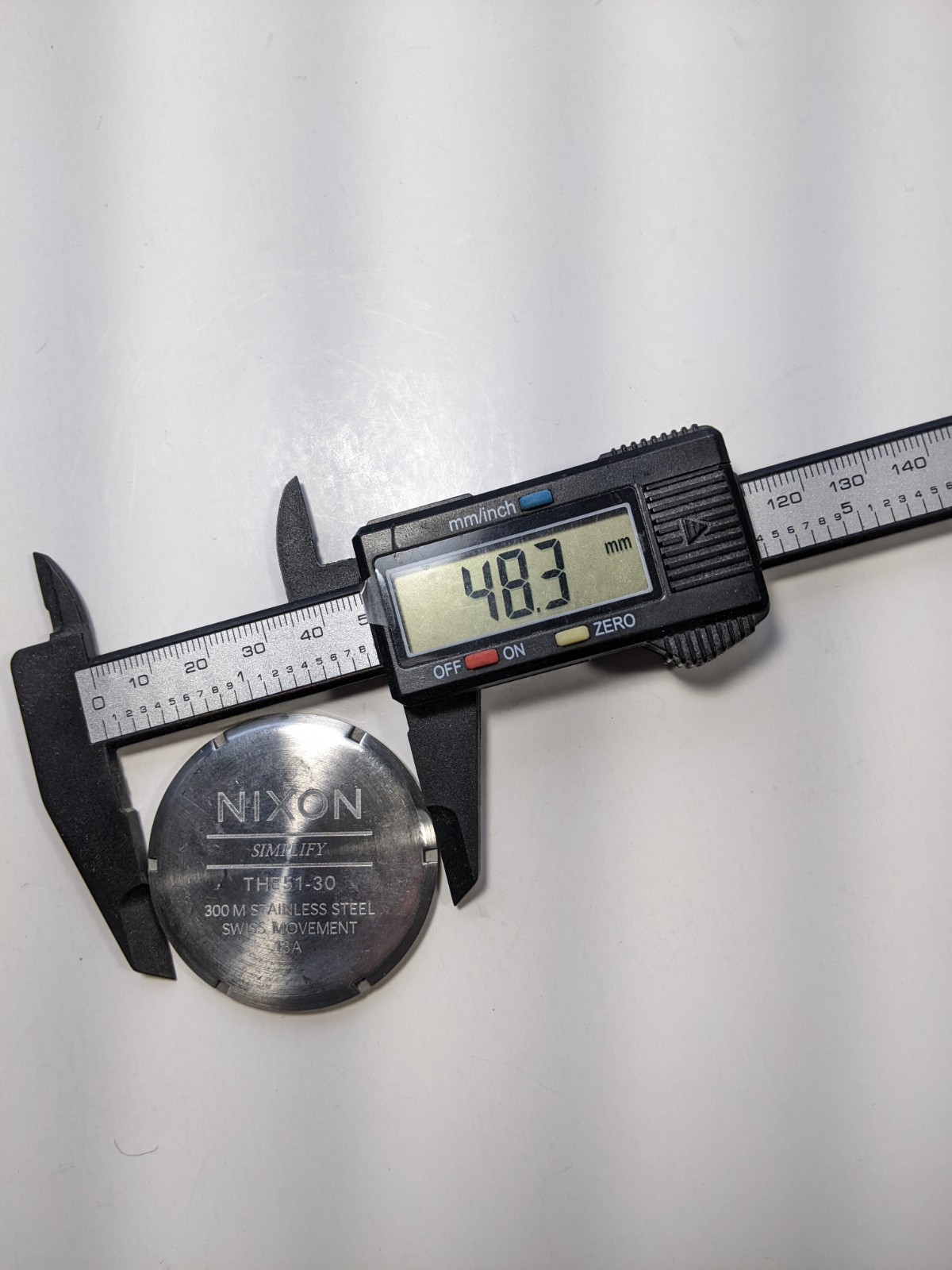 Screw-Down Caseback ONLY from NIXON 51-30 Tide watch – Stainless Steel
