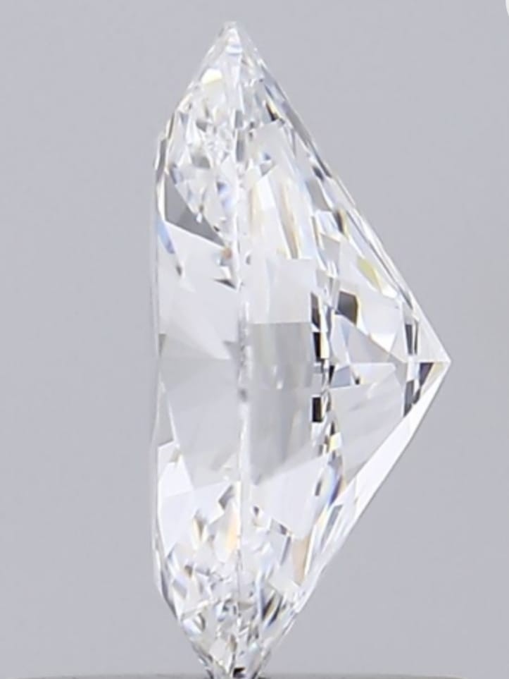 0.6 Ct Oval Cut IGI Certified Lab Grown CVD Diamond D Color VS1 Clarity Stone