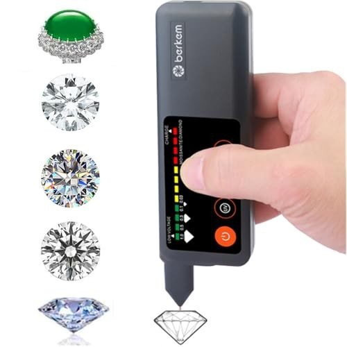 Rechargeable Diamond Tester Pen with UV Light – High Accuracy Gem Tester for Jew