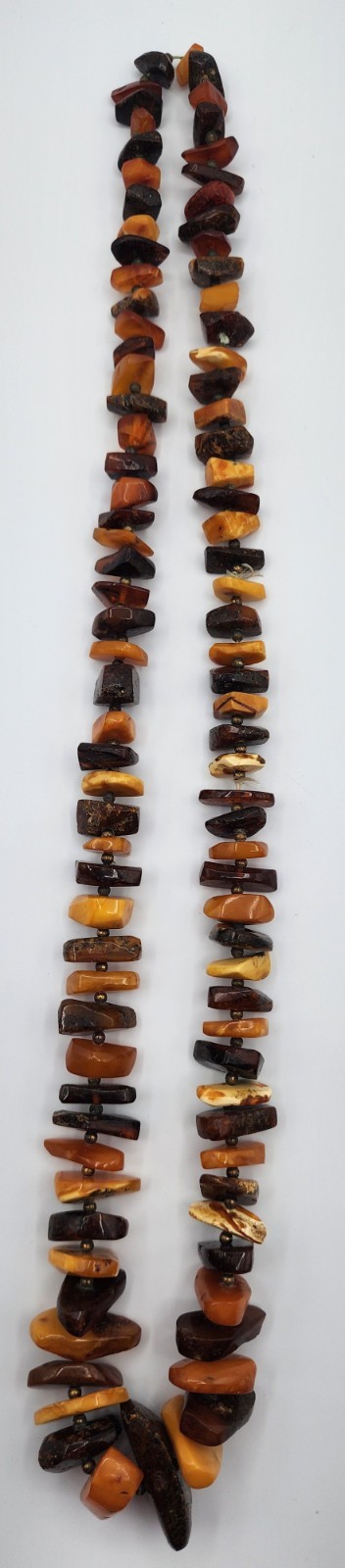Vintage Graduated Genuine Baltic Amber W/ Butterscotch Multi Variation Necklace