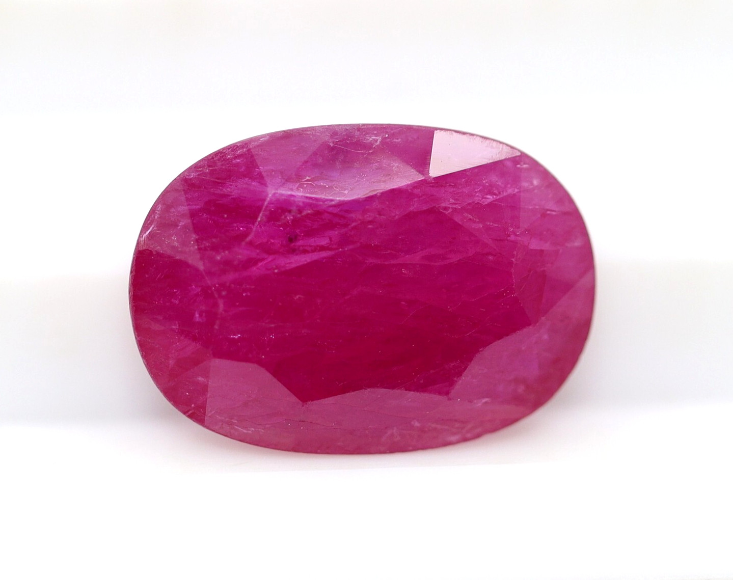 Natural Pinkish Red Ruby Certified 5.37 Ct Gemstone Loose Oval 13×9 mm Size