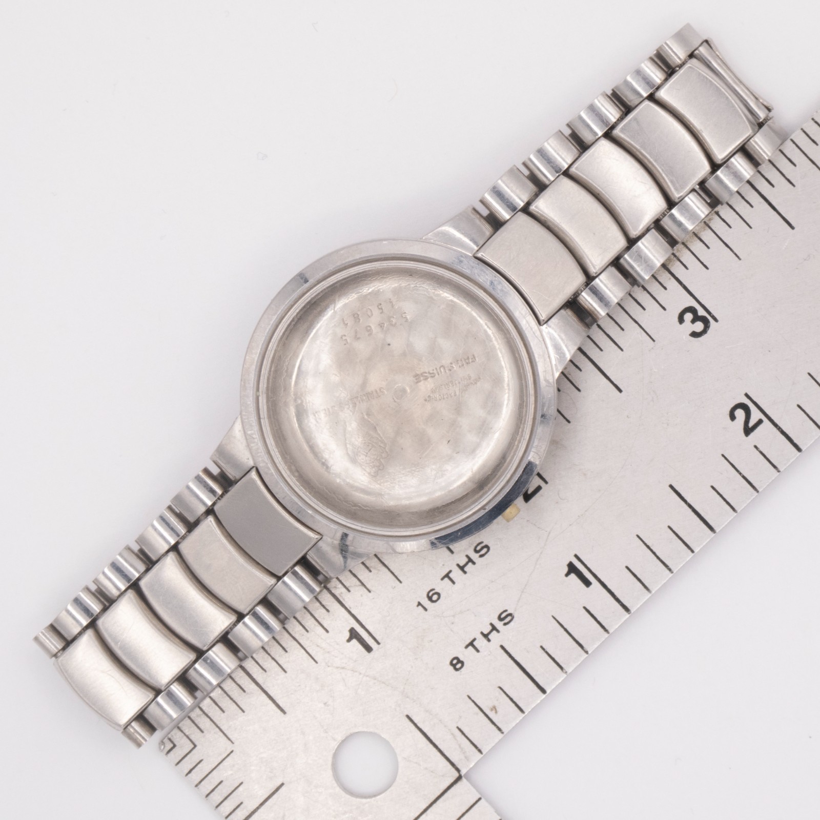 Vintage Movado Wristwatch Case & Bracelet for Kingmatic Sub-Sea Automatic