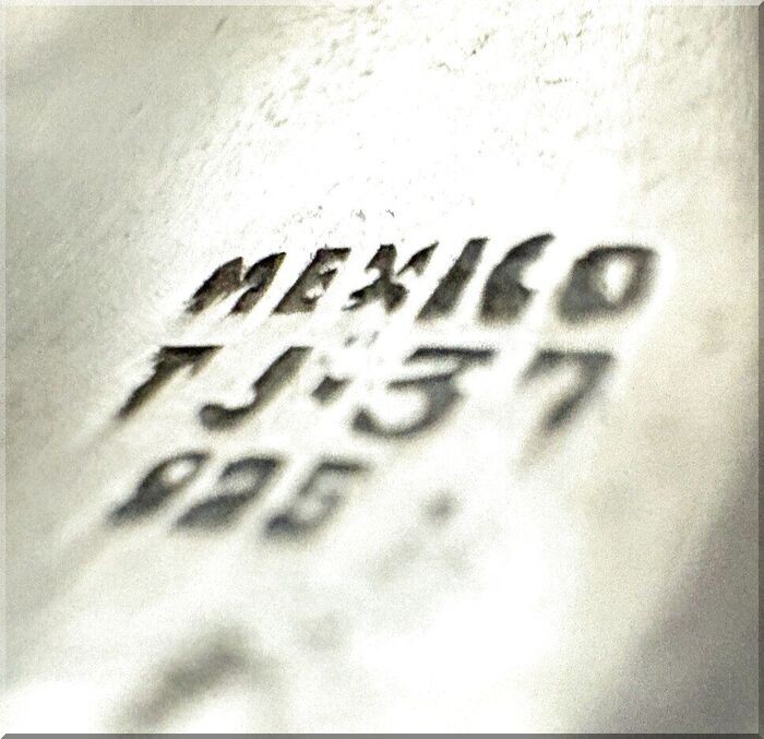 Vtg. Taxco Mexico Modernist Sterling Silver & Brass Cuff Bracelet (TJ-37), 46.6g