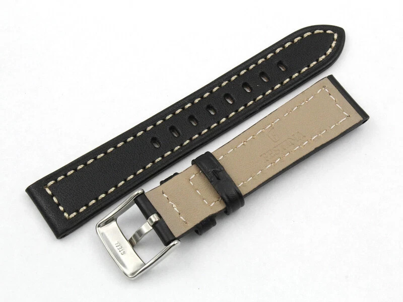 Festina Handcrafted Genuine Black Leather Strap Handmade Made Italy Top