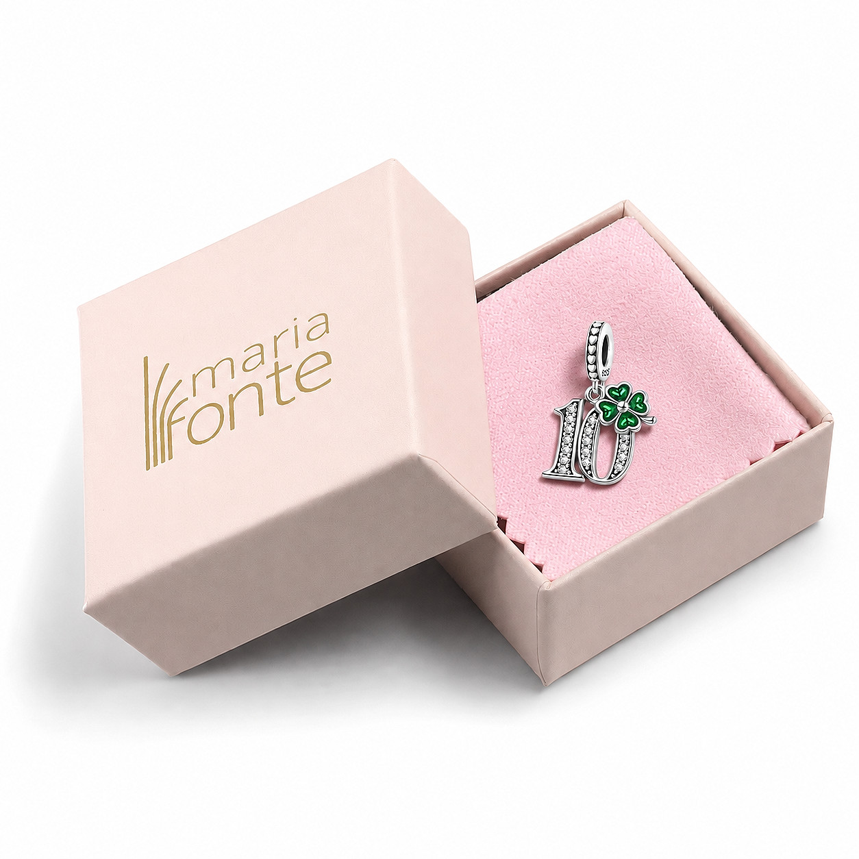 MariaFonte Bead Charm 10 Years 925 Sterling Silver Compatible Pendant