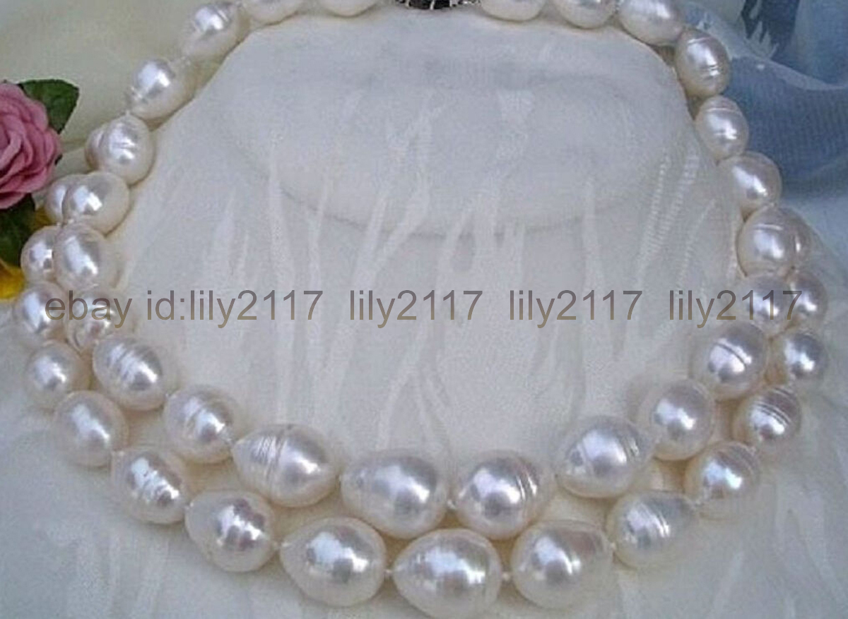 LONG 36 INCH NATURAL 9-10MM GENUINE AKOYA WHITE FRESHWATER PEARL NECKLACE