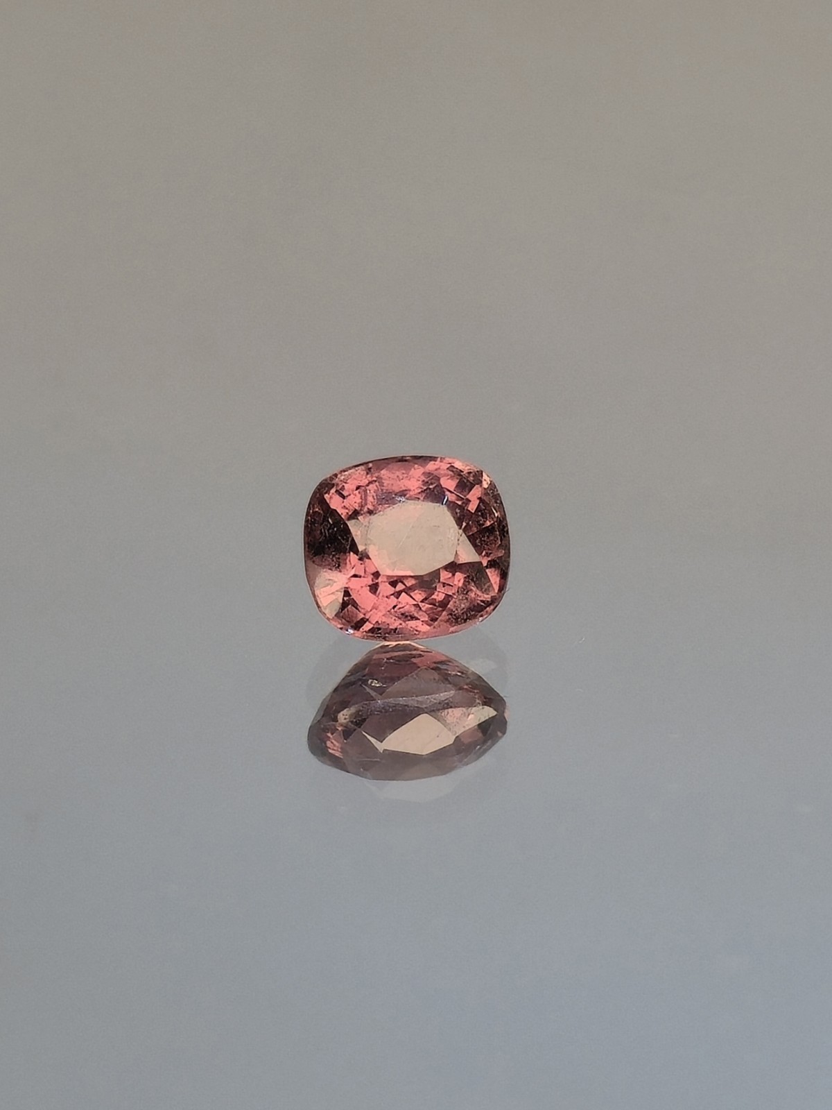 Untreated spinel Myanmar Dust Pink cushion cut natural gemstone Unique Color