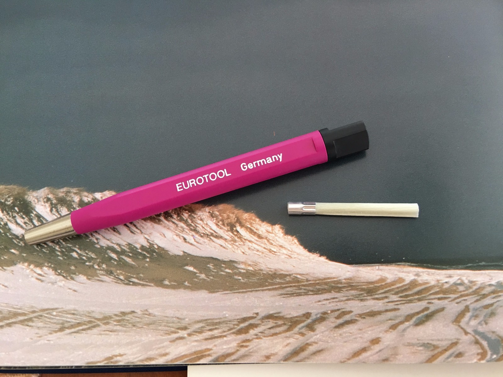 Eurotool Brushed Steel Watch Refinishing Pen & Refill