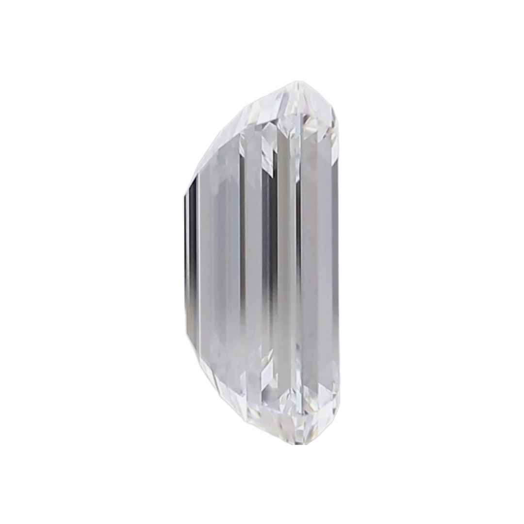 5.00 Ct Emerald F Color VVS2 Clarity STONE IGI Certified Lab Grown CVD Diamond