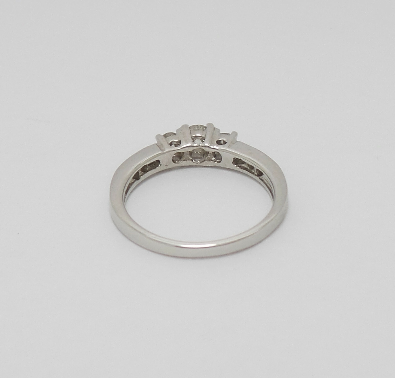 1/2CT Natural Diamond Engagement Anniversary Wedding Ring Band 10K White Gold