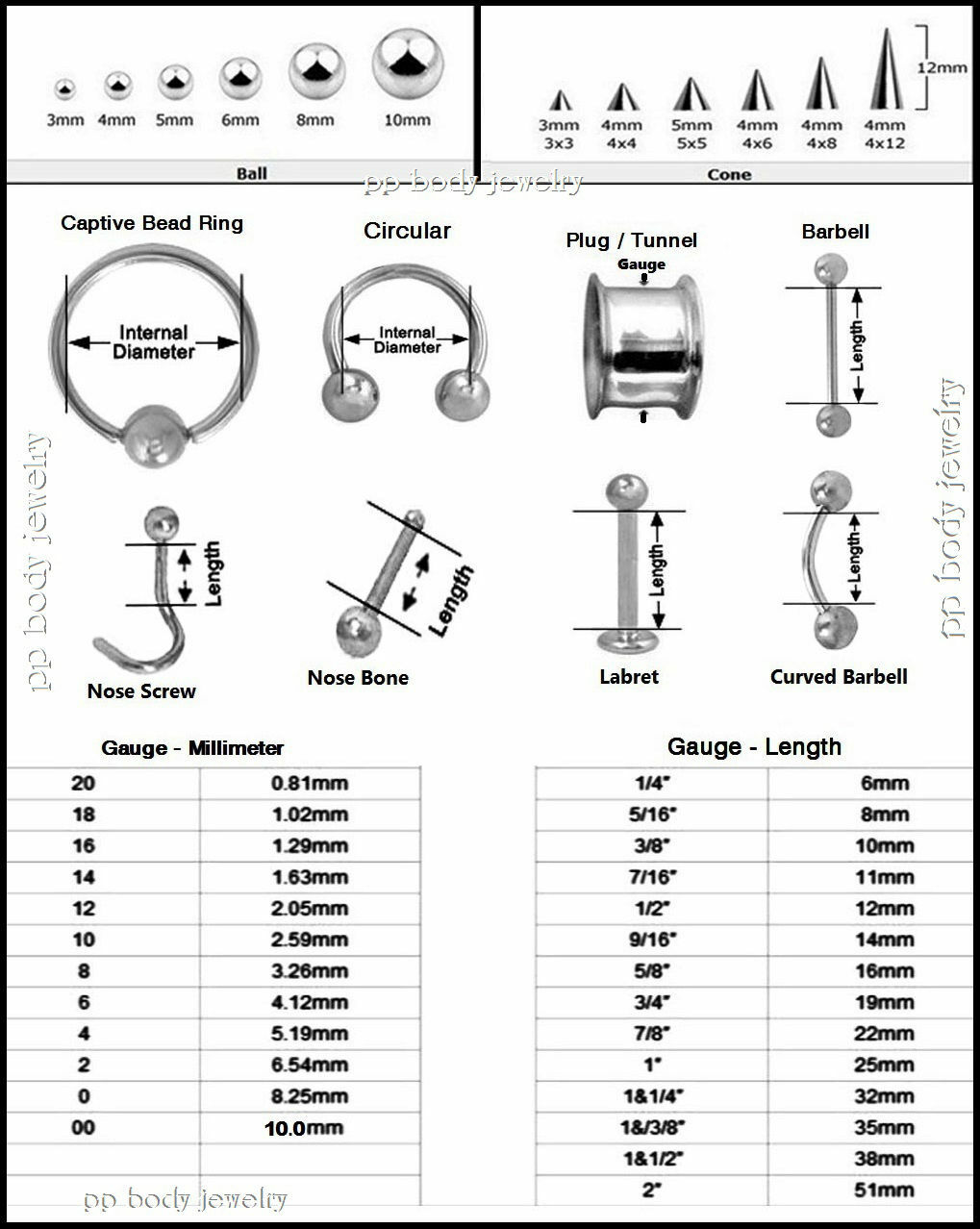 16G Surgical Steel Internally Threaded Prong Set CZ Tragus Labret Stud 1/4″-3/8″