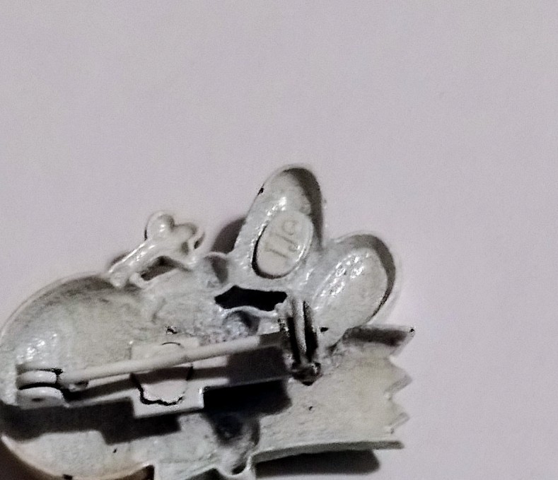 Set Of 3 JJ Jonette Brooches: Two Skunks One Basketball. Used
