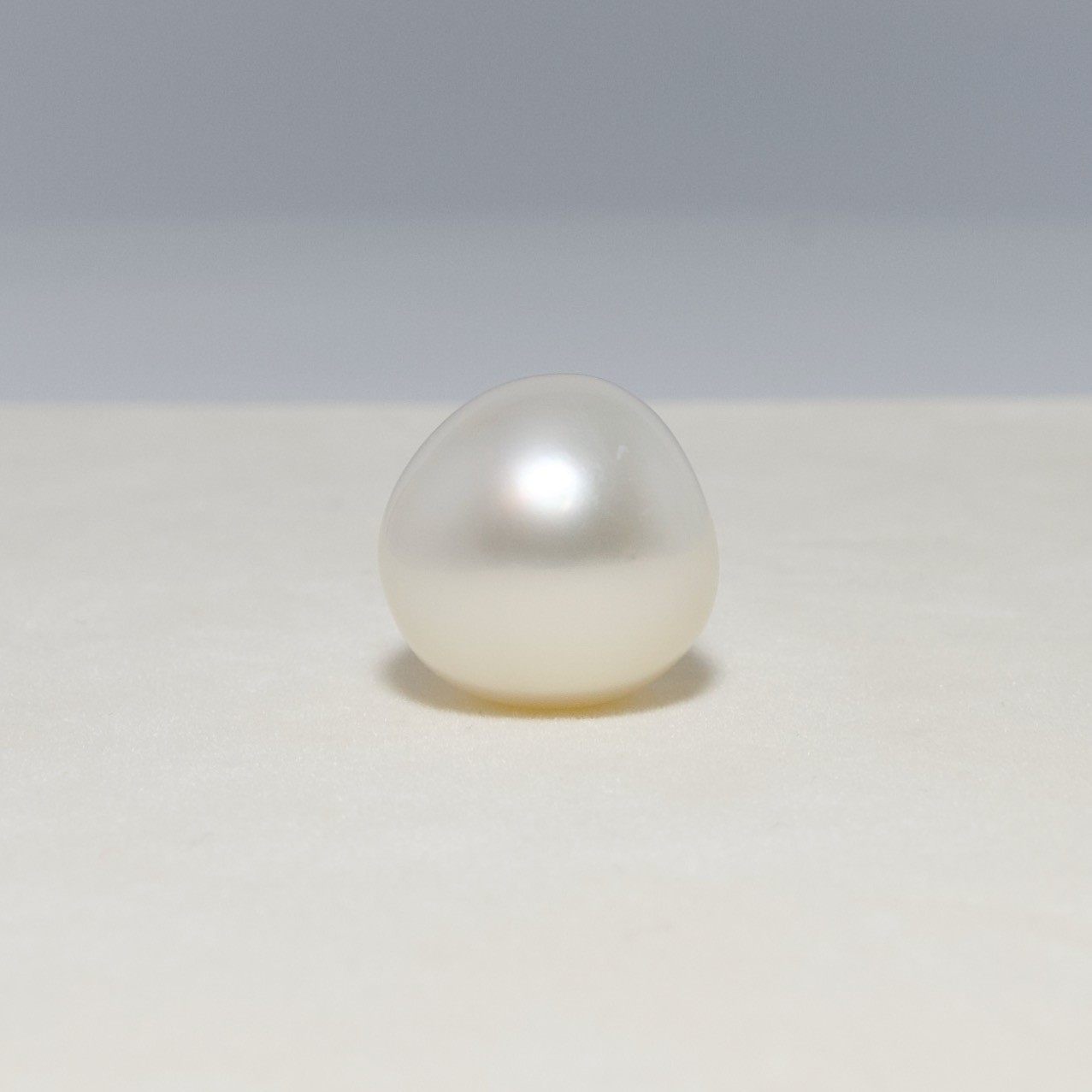 Big 16.1×16.0mm Drop White South Sea Loose Pearl Undrilled,High Luster