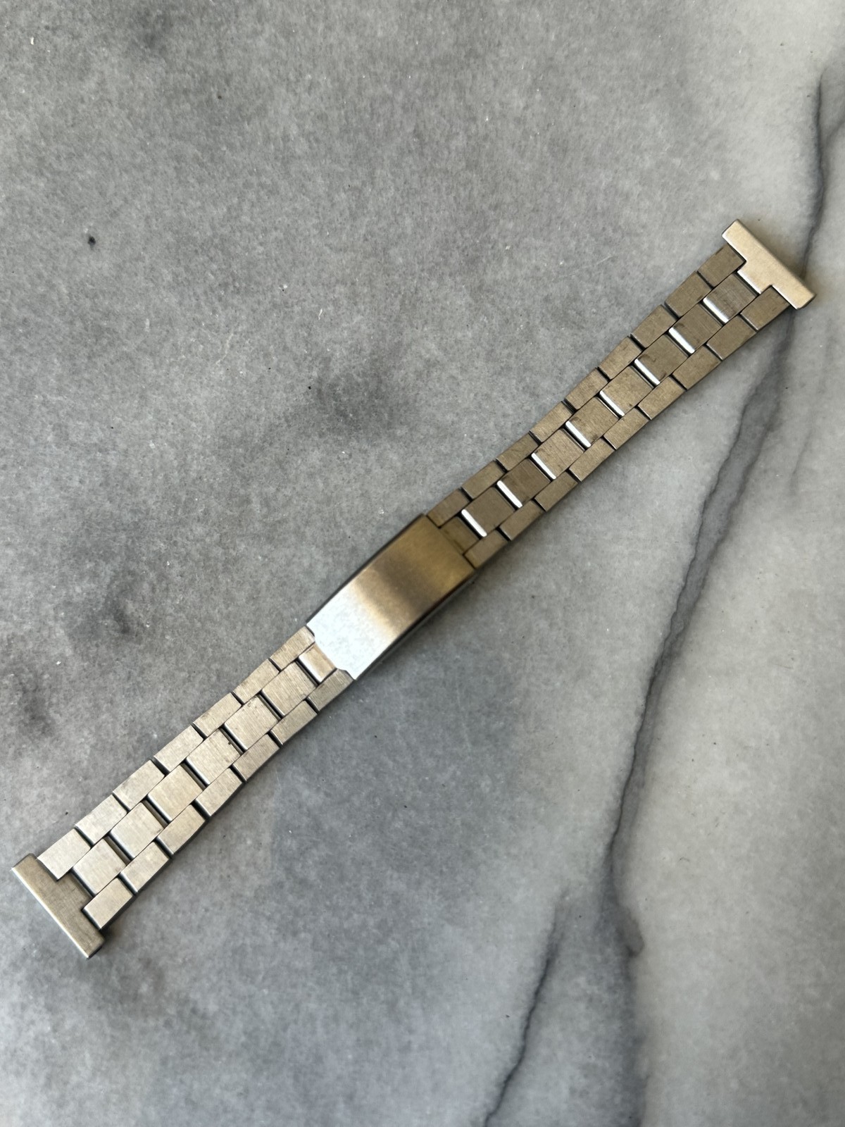 Bracelet de montre vintage en acier inoxydable