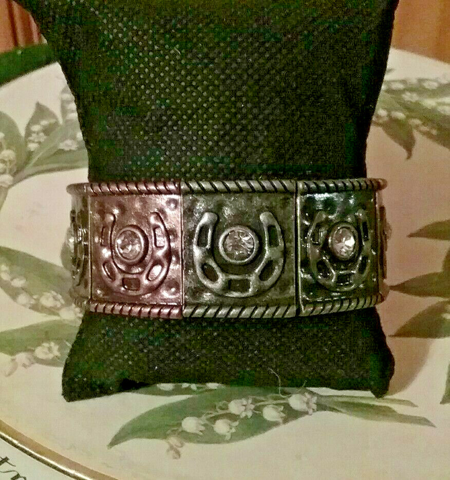 Horse Show Western Stretch Bracelet Tritone New
