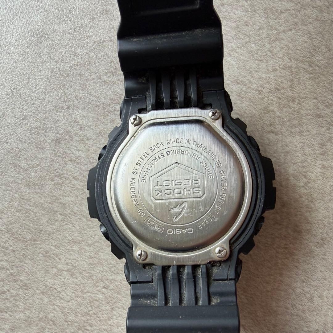 Operational CASIO G SHOCK 3420 GD X6900PM Wristwatch