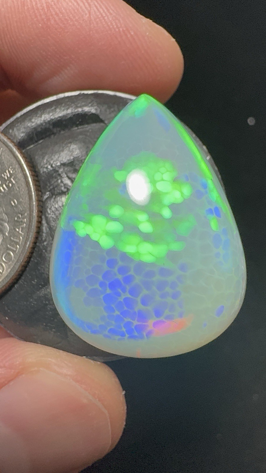 Ethiopian Opal with Honeycomb 30.90 carats