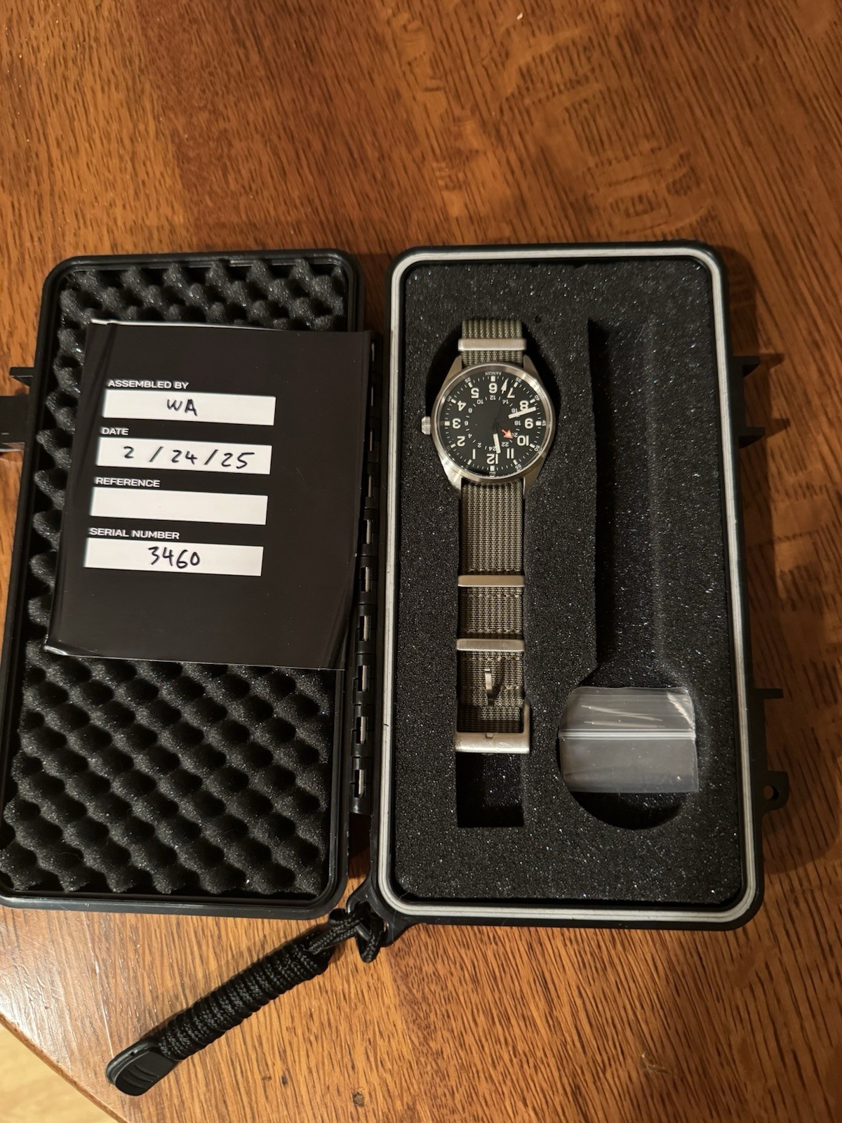 Sangin Instruments Overlord Brushed Military Watch