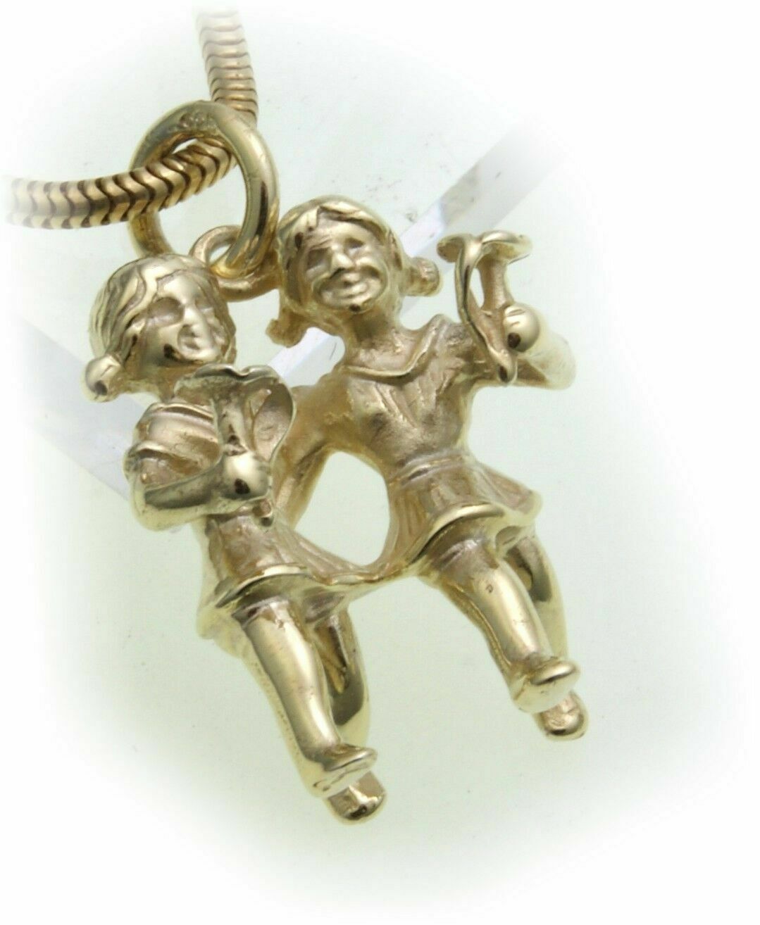 Pendant Zodiac Gemini Real Gold 333 Solid 8kt Zodiac Sign