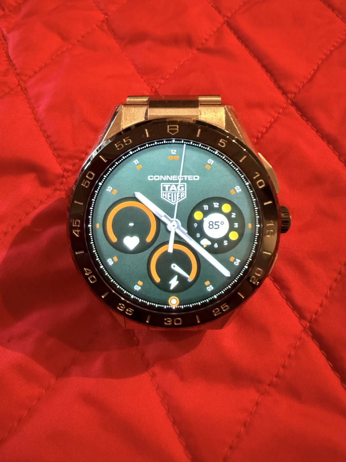 TAG Heuer SBG8A E3 Connected Men’s Stainless Steel with 2 bands