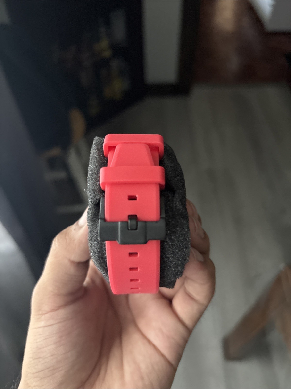 G Shock Mod Kit Black Case Steel Case RED Rubber Band for G-SHOCK GA-2100 NEW