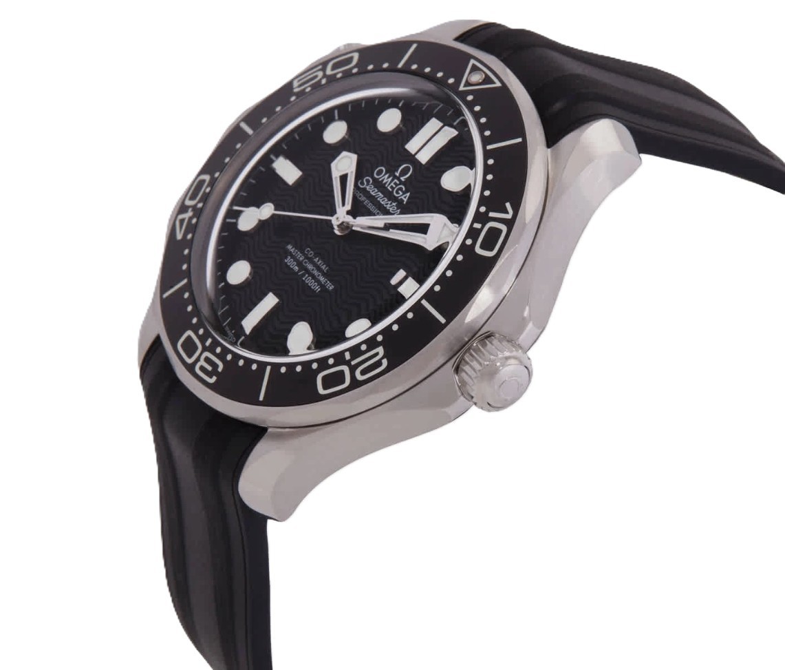 Omega Seamaster Diver 42mm Black Dial Black Rubber Strap 210.32.42.20.01.003