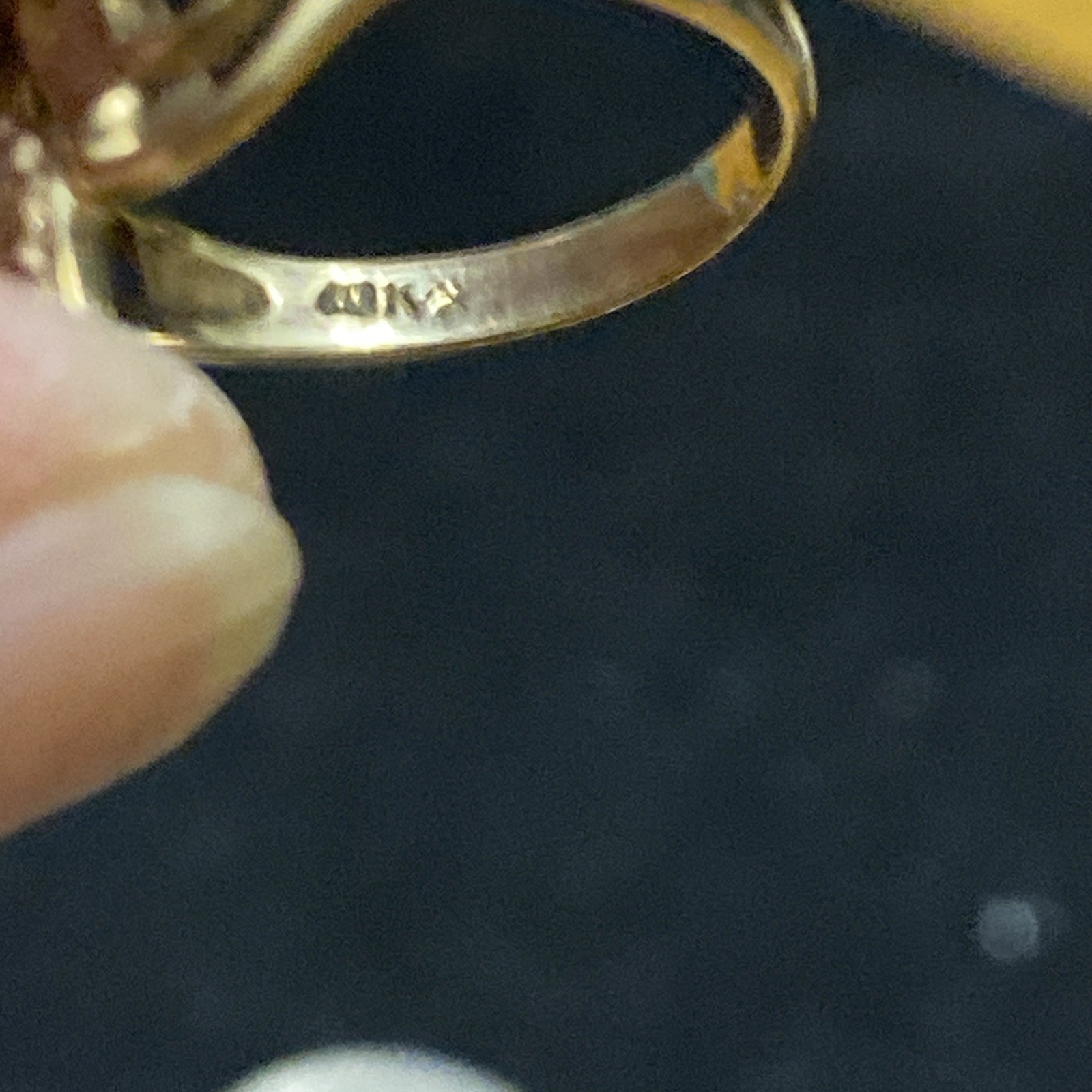 Vtg South Dakota Gold Company 10k Gold Ring Size 4.5/Diamond 2.29g (No Box)