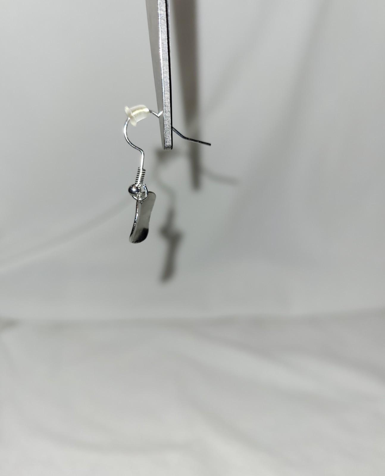Silver earring set (2 hoop pairs, 1 Dangle pair, 3 “fake” magnetic studs)