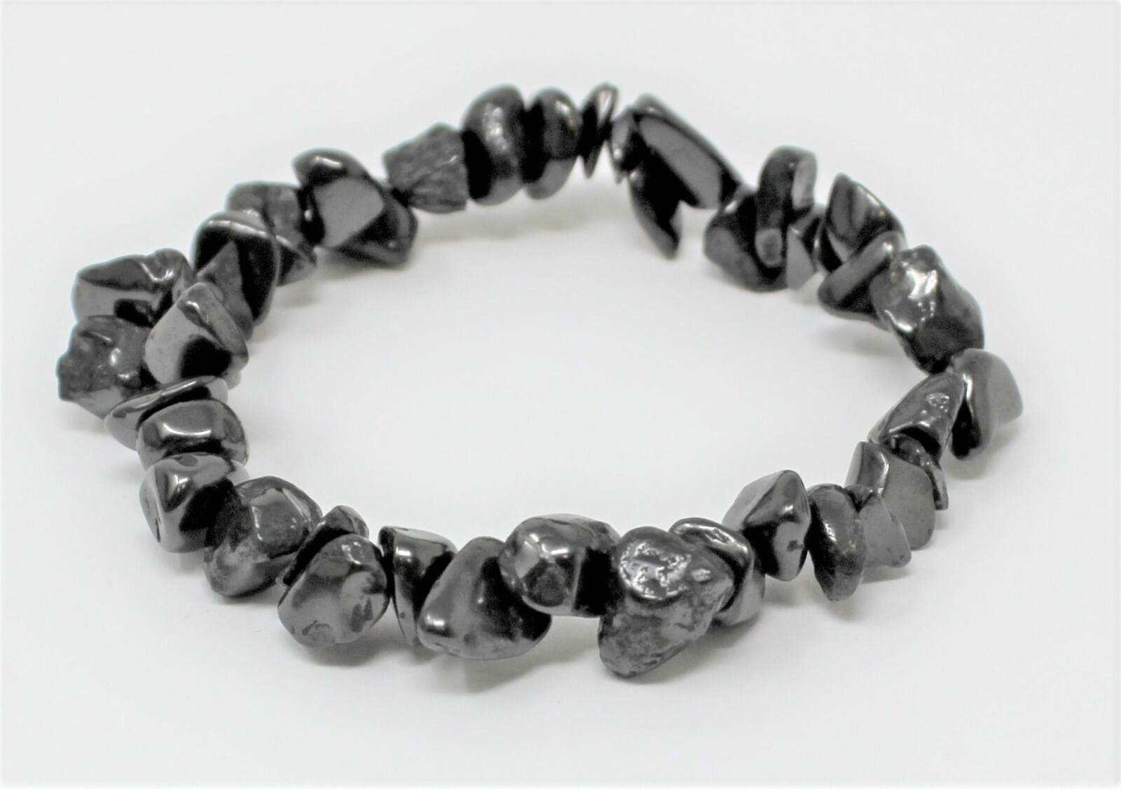 Shungite Bracelet: Elastic Shungite Chip Bracelet Stretchy Radiation (US-Seller)