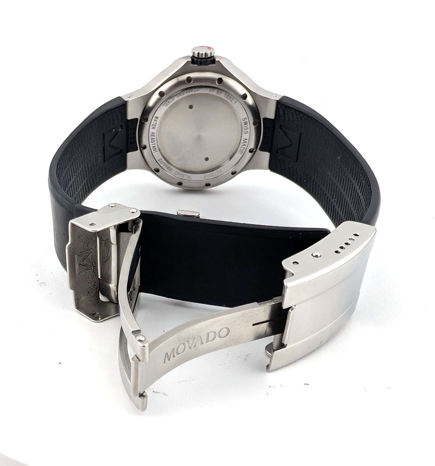 Movado Men’s Series 800 Stainless Steel W/White Dial;Model #84.65.1850.1~ Cool