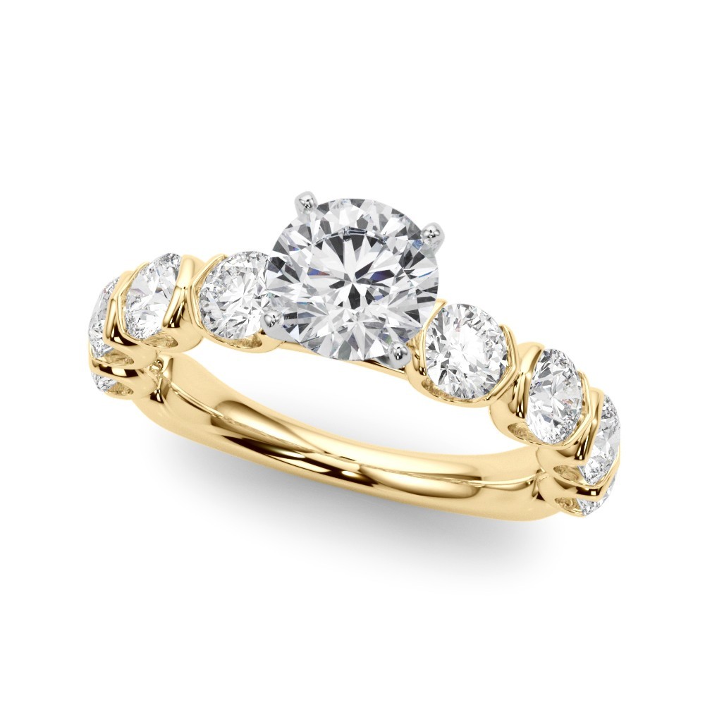 Stunning Solitaire Engagement Ring VS F 1.80-3.40 Ct Lab Grown Diamond 14K Gold