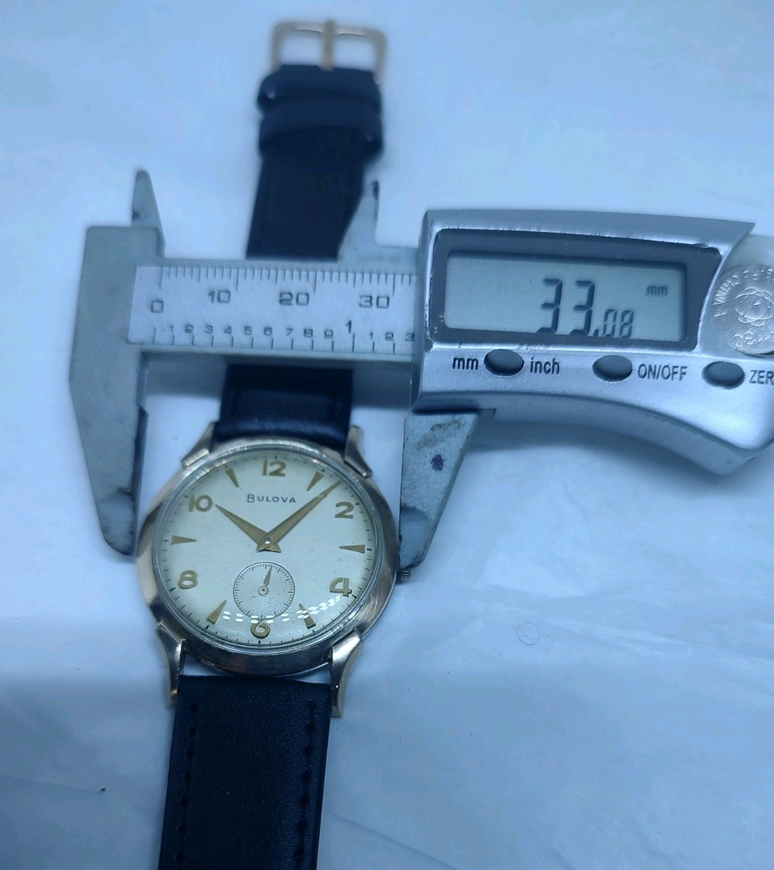 1956 Bulova L6 Gold Filled Dress Watch Fancy Lugs Small Seconds 11AC 17J Manual