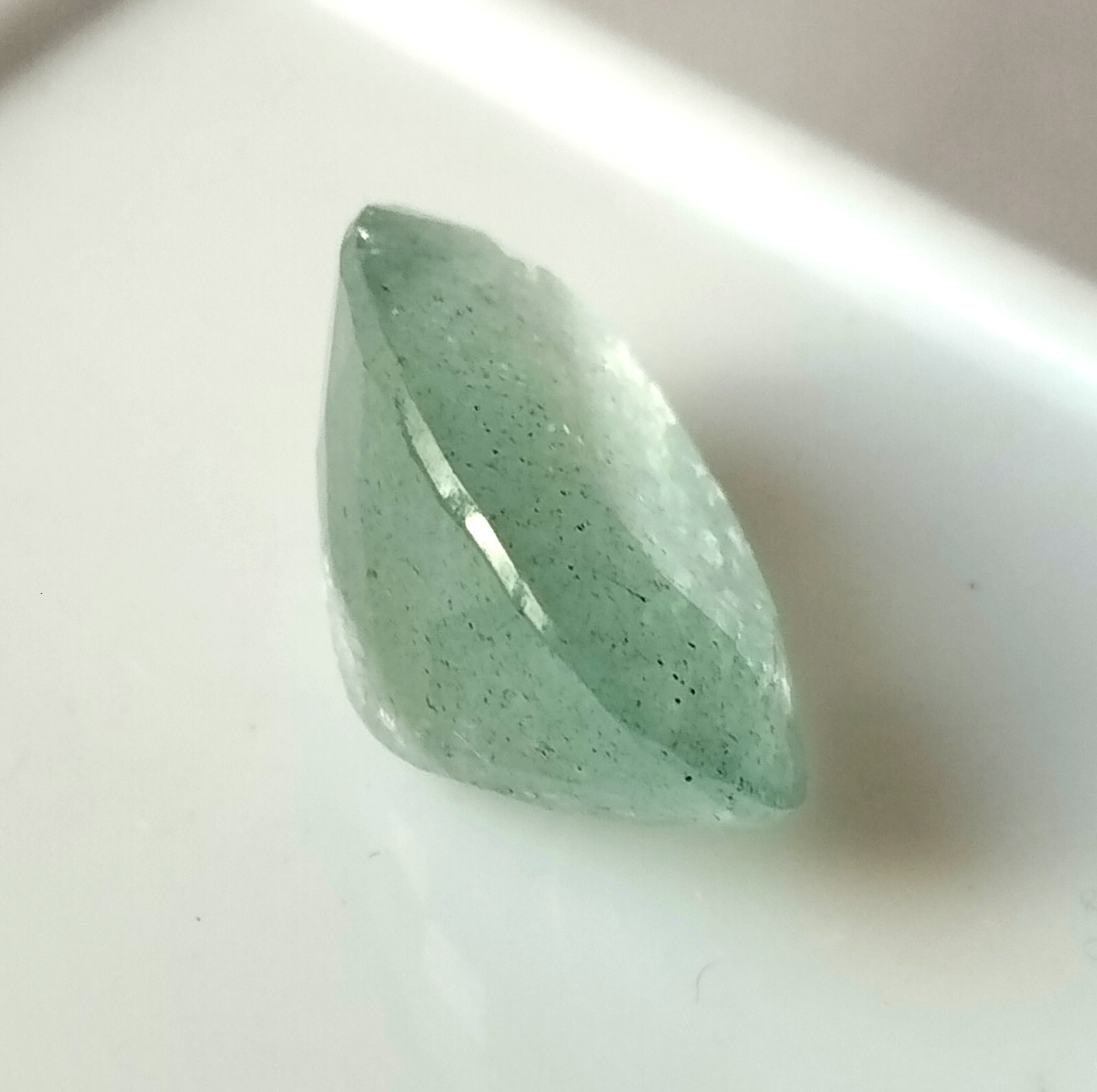 Untreated Aquamarine Faceted Oval 7.25 Carat 15.7X10.9 mm Natural Loose Gemstone
