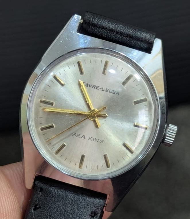 Vintage Favre-leuba SEA KING Manual men wristwatch made in Swiss