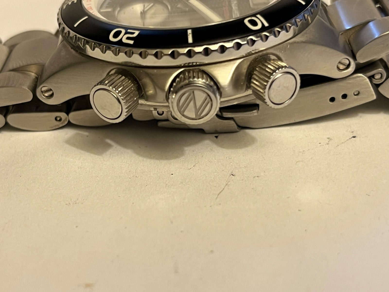 SPINNAKER HYDROFOIL 200M MECHAQUARTZ CHRONOGRAPH-REF SP-5086-STAINLESS STEEL-FWO
