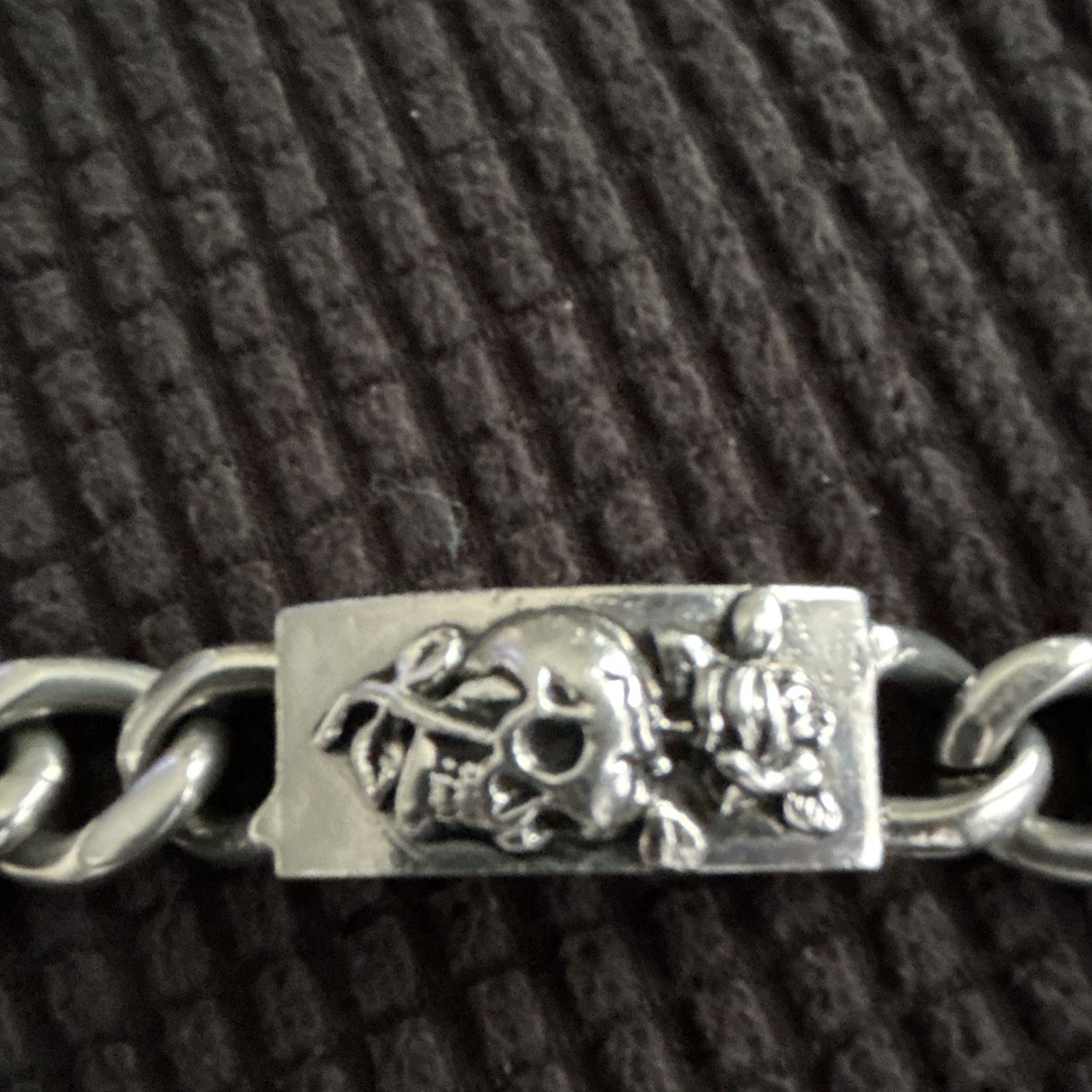 Ed hardy stainless steel men bracelet