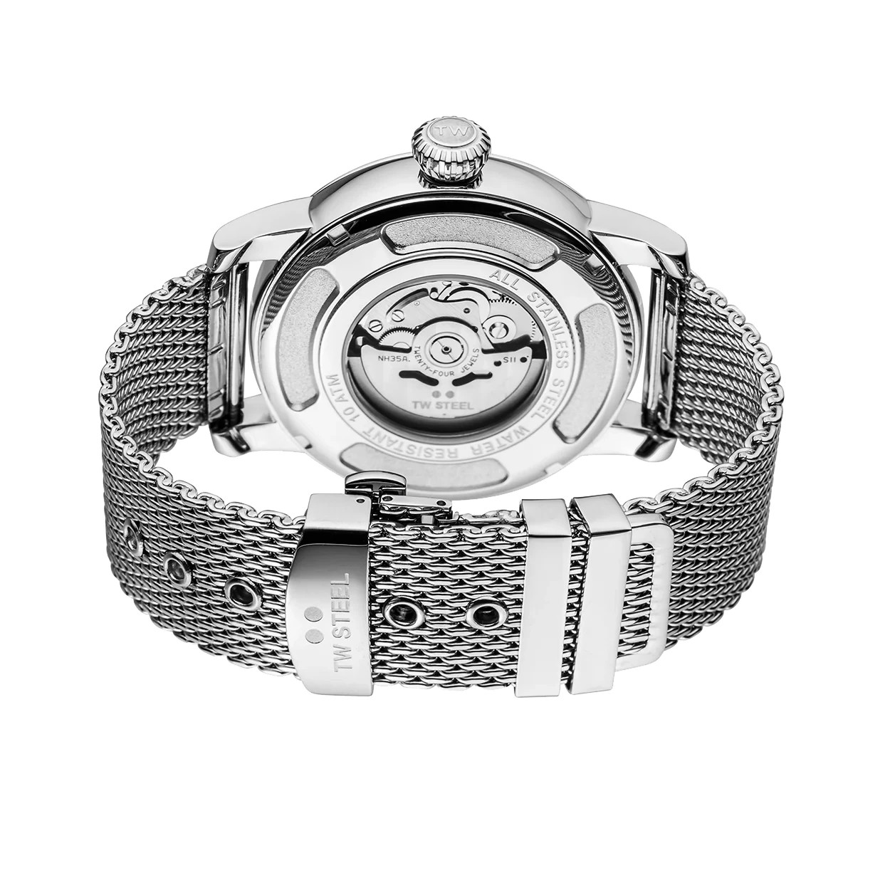 TW STEEL MB16 Maverick 45mm Automatic Men’s Watch 48mm Stainless Steel – NEW