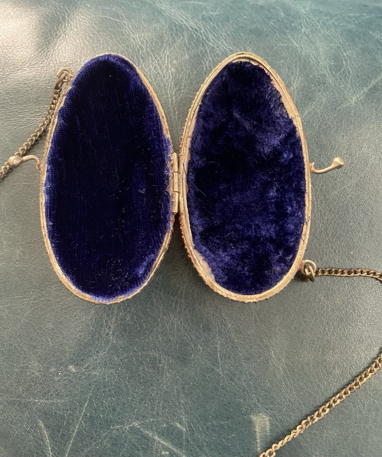 Perhaps a Single Pearl Oyster Shell Made into Pendant